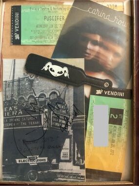 Puscifer Autographs & Tickets 2012 Tour w Jeff Friedl of Devo, Carina Round etc